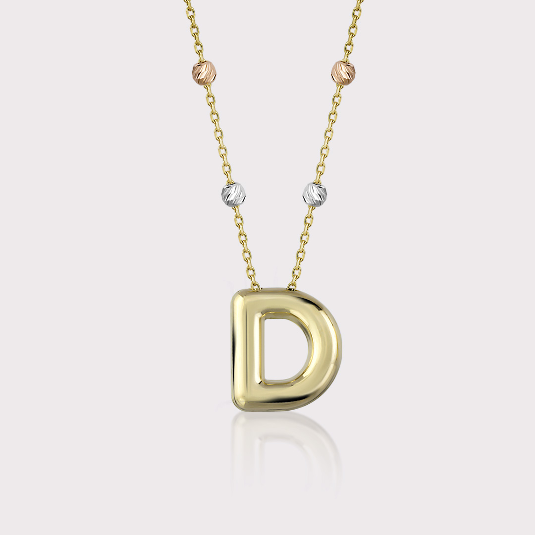 ‘D’ Initial Necklace