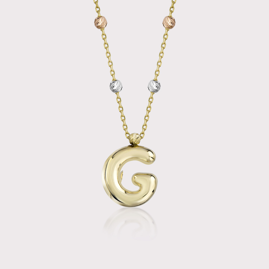 ‘G’ Initial Necklace