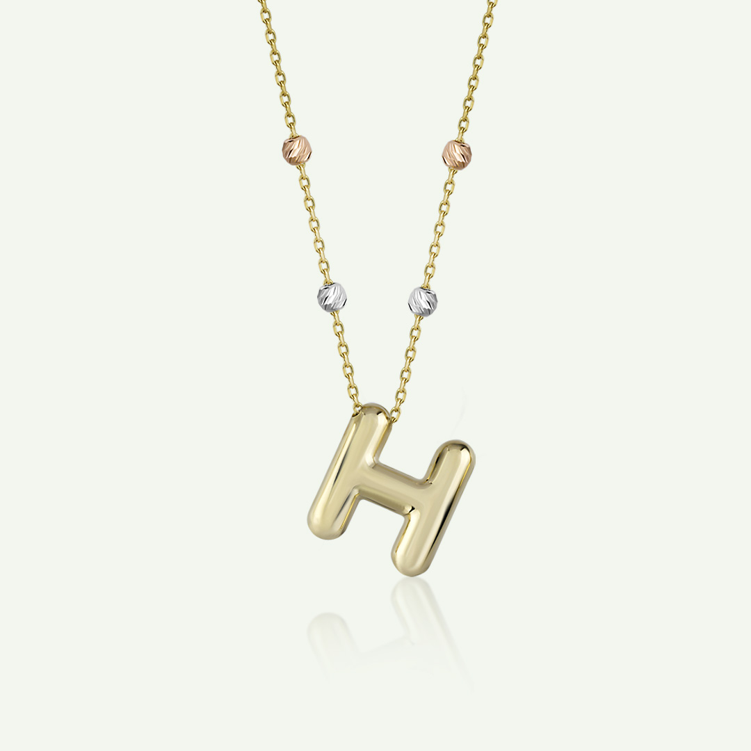 ‘H’ Initial Necklace