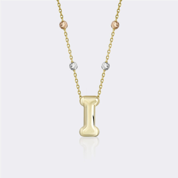 ‘I’ Initial Necklace