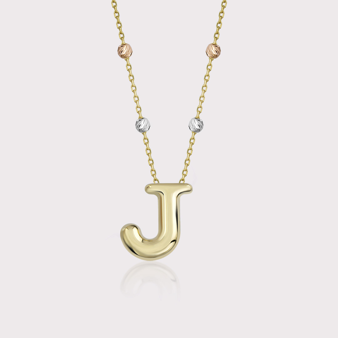 ‘J’ Initial Necklace