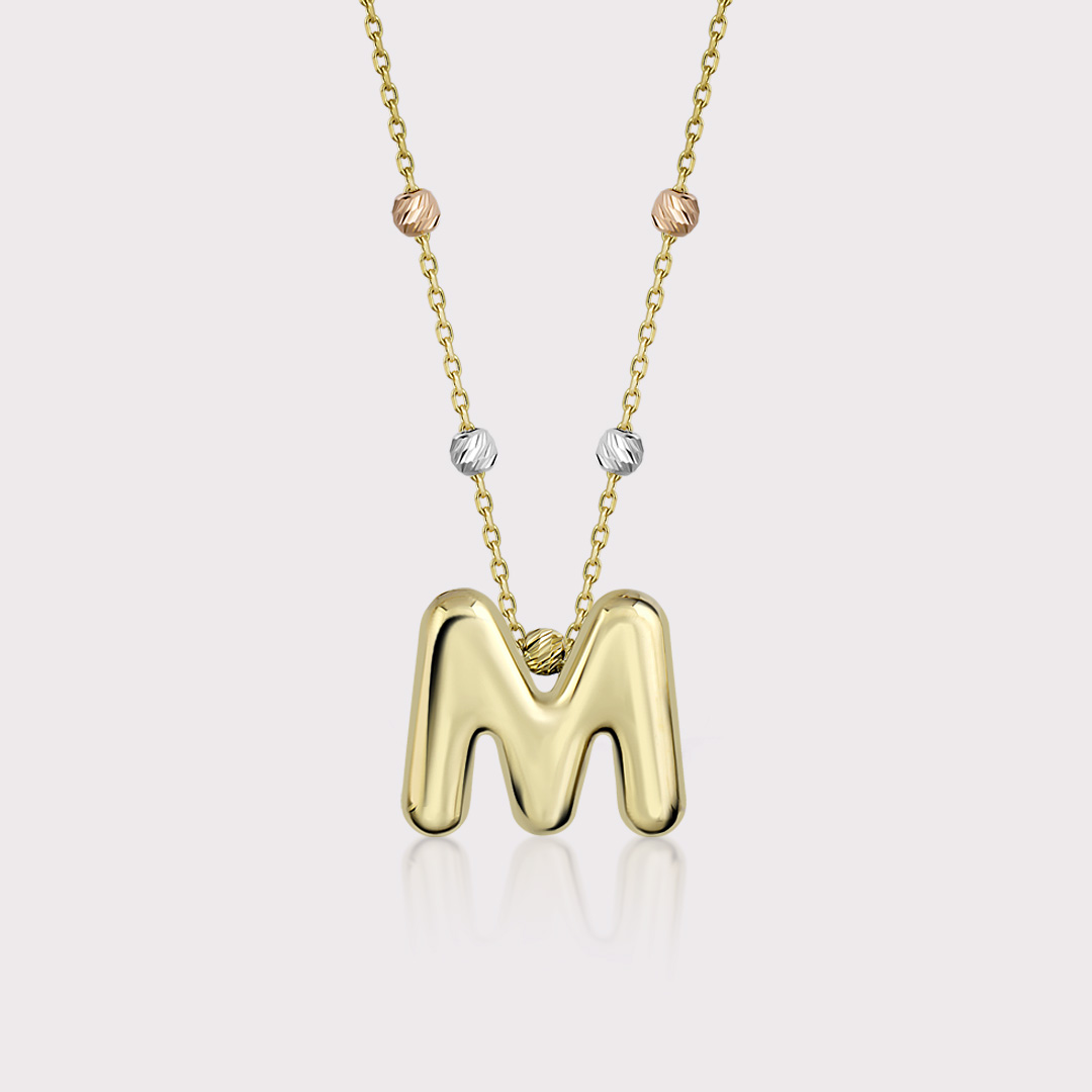 ‘M’ Initial Necklace