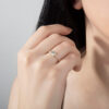 oval gemstone ring