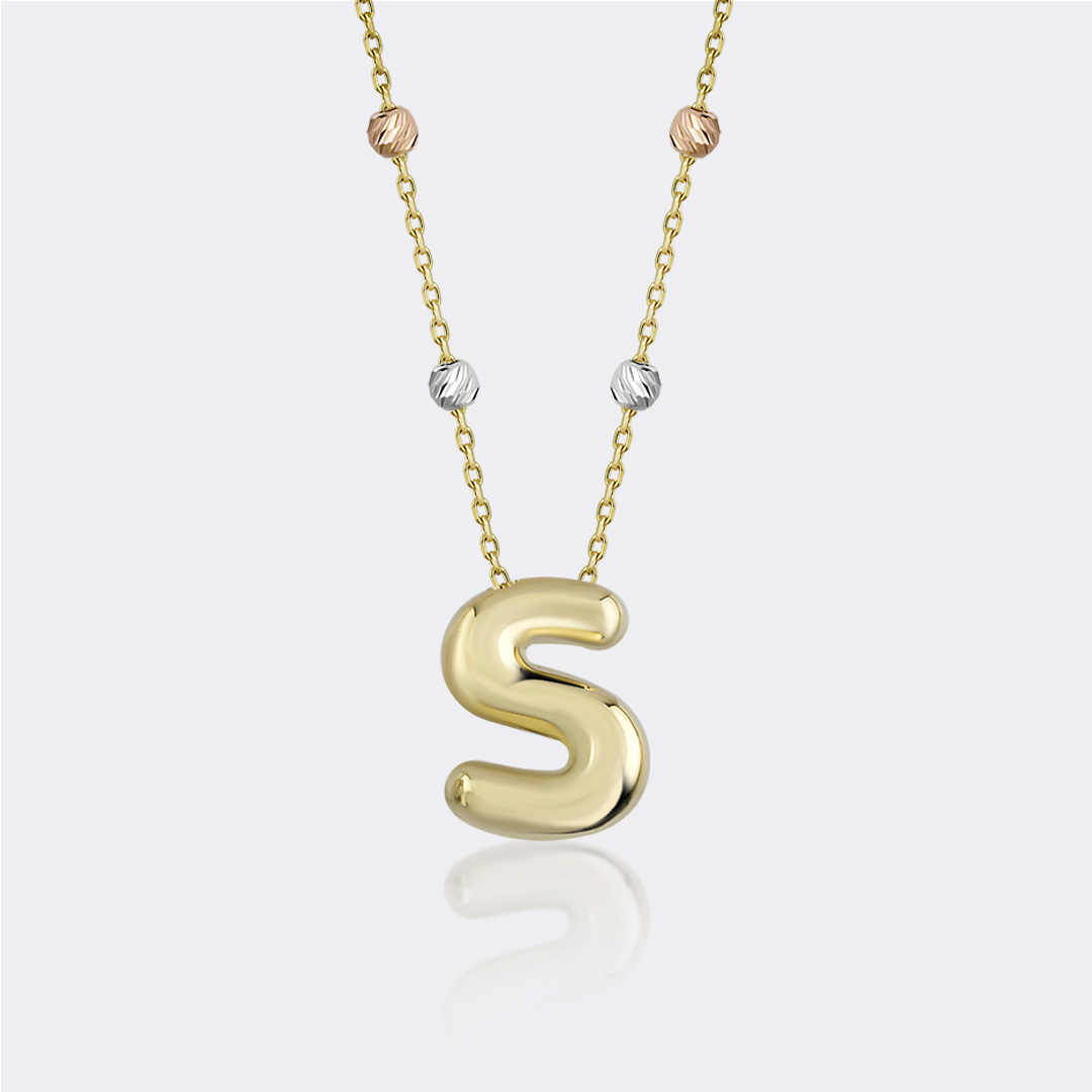 ‘S’ Initial Necklace