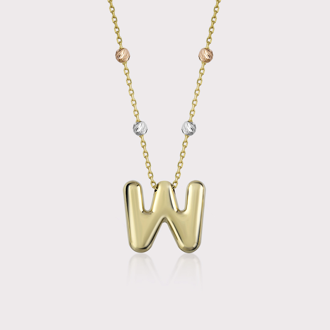 ‘W’ Initial Necklace
